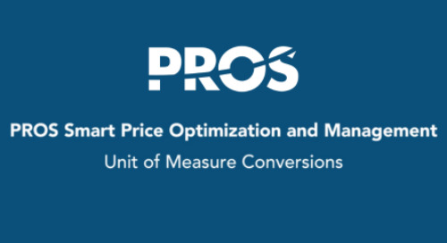 Smart POM Demo: Unit of Measure Conversions