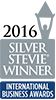 2016 Silver Stevie Winner International Business Awards logo