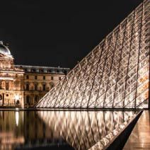 Louvre by night