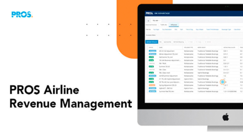 Thumbnail image with PROS Airline Revenue Management software screenshot